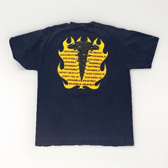 Vintage The Offspring Original Prankster Band T-Shirt Blue Large 21x27 Y2K 2000 - Picture 5 of 6